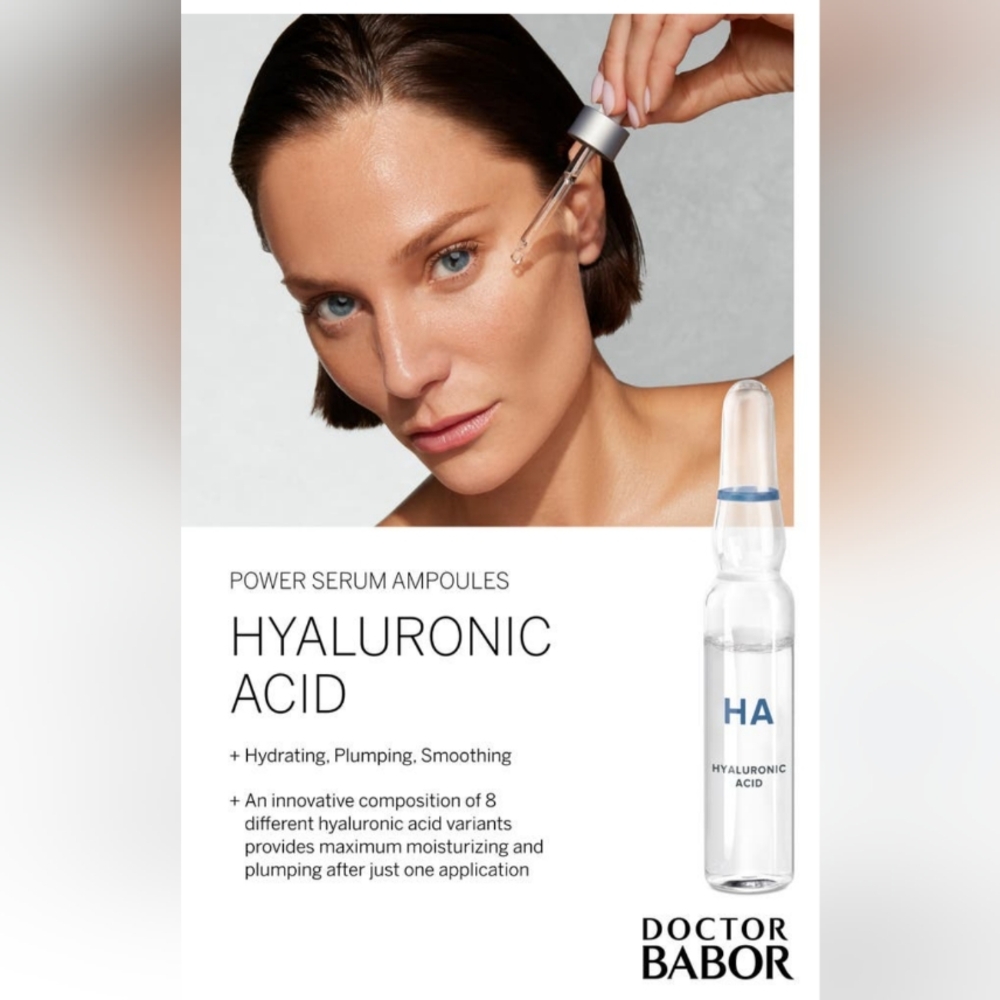 DOCTOR BABOR Power Serum Ampoules Hyaluronic Acid PLUS Lifting RX Collagen Cream